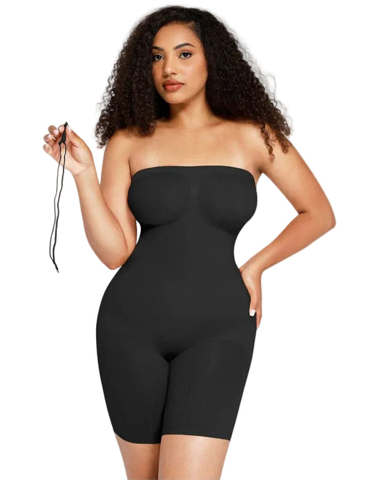 Strapless and Seamless Full Bodysuit Shapewear