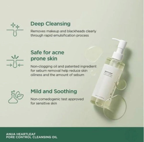 ANUA Pore Control Cleansing oil (200ml)